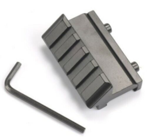 45 Degree Angled Weaver Rail Mount Adapter for Secondary Attachment/Red Dot